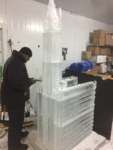 ice sculptor castle in las vegas