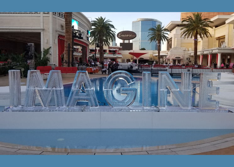 large scale ice sculpture las vegas imagine