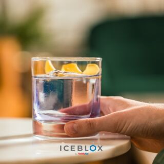 IceBlox, Premium Craft Ice, Large Cocktail Ice Cubes