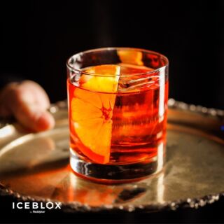 IceBlox, Premium Craft Ice, Large Cocktail Ice Cubes